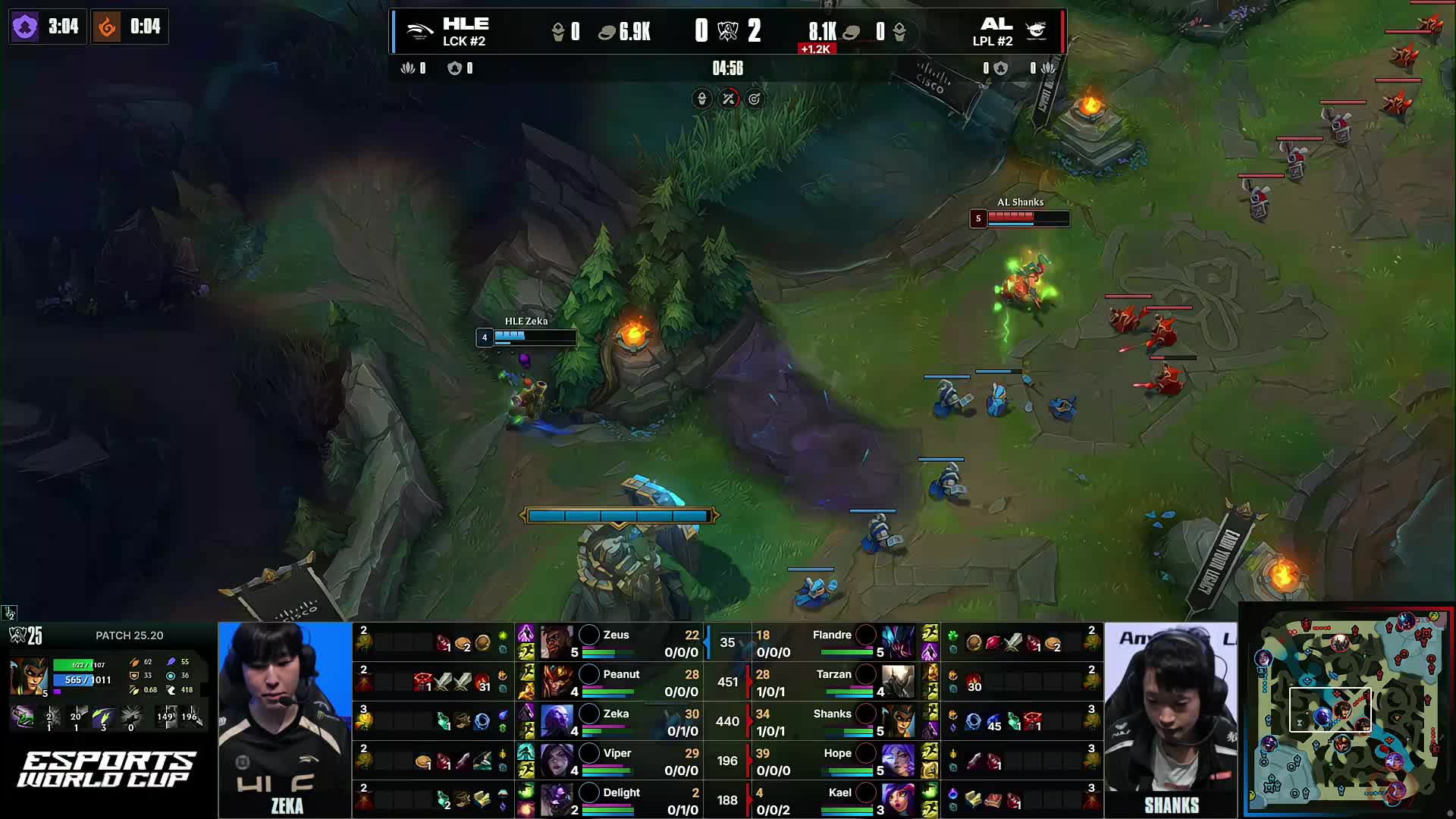 Bilibili Gaming 战胜 Invictus Gaming 在 LPL Split 2 2025